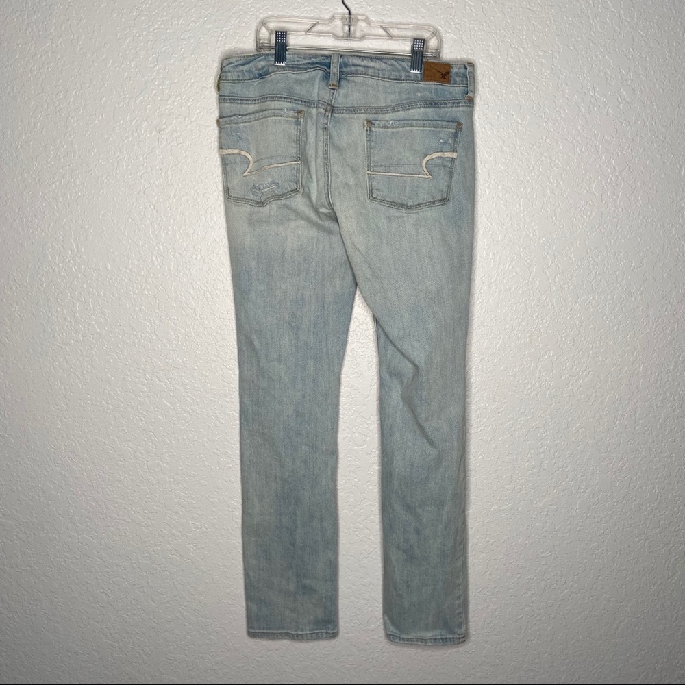 American Eagle Super Stretch Destroyed Jeans 10R - Picture 5 of 10